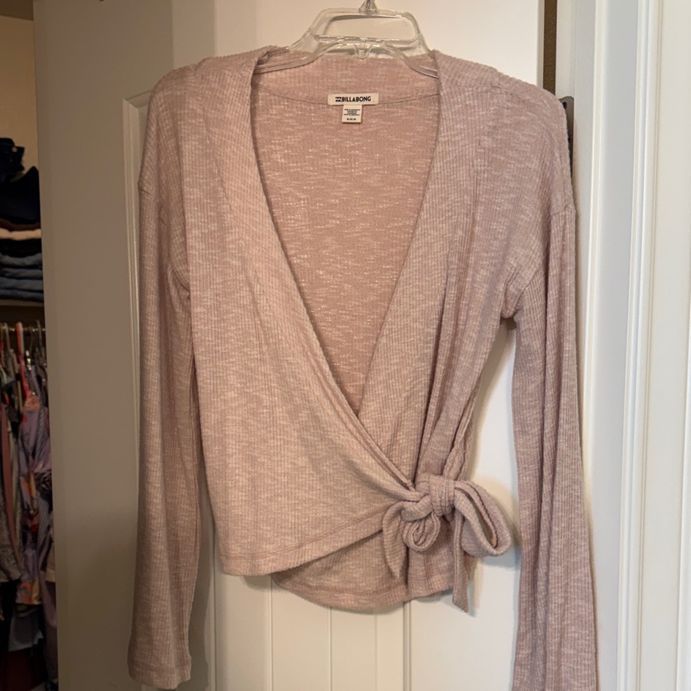 Billabong Tan Wrap Sweater